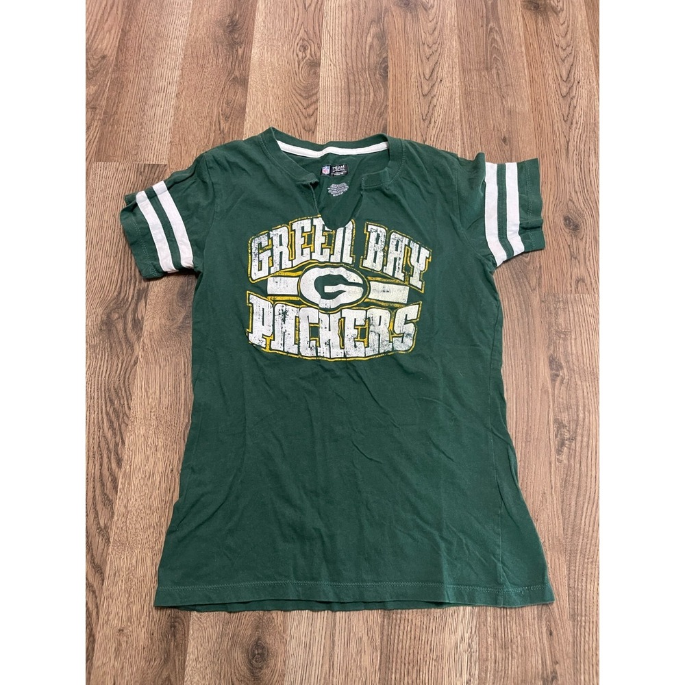 Team Apparel Shirt, Women's Size Small, NFL Green Bay Packers